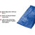 Satin Cloud Classic Bean Bag Cover Blue Size L (Buy1 Get1)