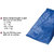 Satin Cloud Classic Bean Bag Cover Blue Size L (Buy1 Get1)