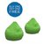 Satin Cloud Classic Bean Bag Cover Green Size L (Buy1 Get1)