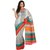Sofi Women's Cream Silk Sari