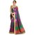 Sofi Women's Bhagalpuri Silk Multicolor Printed Sari