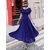 Rosella Royal Blue Emi Neo Pentane long dress