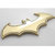 DY Chrome Metal Badge Emblem Batman 3D Tail Decals Auto Car Motorcycle Logo Sticker (Gold)