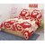 Morning Star Valentine Design Poly Cotton Double Bedsheet With 2 Pillow Covers