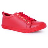 NE Shoes NE-R.31Red Lace Casual Shoes For Men