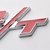DY Metal Red/Silver R/T Dodge Ram Challenger Charger Emblem Car Badge Sticker Decal