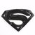 DY 3D CHROME SUPERMAN CAR EMBLEM BADGE decal sticker (Black)