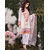 Utsav Designer New Attractive White Pure Georgette Straight Fit Salwar Suits (Unstitched)