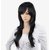 PEMA Full Head Long Stylish Hair Wigs for Girls / Women In Very Fine Quality in Natural Black Color