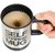 BANQLYN Self-Stirring Silver Coffee Mug