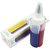 Multi Utility Two Color Icing Piping Cake Cream Pastry Decorating Bottle with Stainless Steel Nozzle.