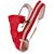 JOHN RICHARD Adjustable Hands-Free 4-in-1 Carry bag Comfortable Head Support  Buckle Straps waist Belt (RED)