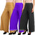 Pixie's Stylish Casual Wear Pant Palazzo Combo (Pack of 3) - Free Size