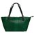 TARUSA Mossy Green Faux Leather Animal Print Textures Tote Bag For Women