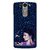 Snooky Printed Blue Lady Mobile Back Cover For Lg G3 Beat D722k - Multi