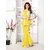 Online Fayda Yellow Chiffon Embroidered Saree With Blouse
