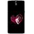 Snooky Printed Lady Heart Mobile Back Cover For OnePlus One - Multicolour