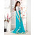 Meia Tan Chiffon Embroidered Saree With Blouse