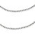 Black  White Beads Single Anklet(one piece) by Sparkling Jewellery