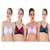 Women's Pack Of 4 Printed Bra ( Print and Design May Differ)