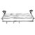 Brown Stainless Steel Bathroom Towel Rack/Bar with Hook 24 inch (Glossy Finish)