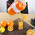 Bluzon Manual Orange Juicer / ABS Plastic Hand Juicer (Orange)