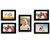 CRETE Wall Hanging Brown Photo Frame Sets - Pack of 5