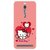 Snooky Printed Pinky Kitty Mobile Back Cover For Asus Zenfone 2 - Multi