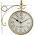 N.K. Enterprises- 6 Inch Dial Golden Vintage wall Clock