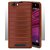 ECellStreet Protection Brick Soft Back Cover For Lava A97 4G - Brown