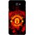 Snooky Printed Red United Mobile Back Cover For Samsung Galaxy J7 Prime - Multicolour