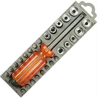 28 Pcs Screw Driver Set Tool Kit Professional Heavy