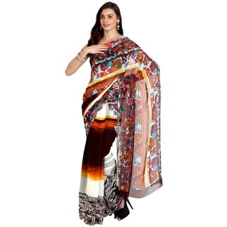 Sofi Women's Multicolor Georgette Sari