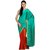 Sofi Women's Green Crepe Sari