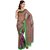 Sofi Women's Solid Brown Art Silk Sari