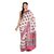 Sofi Women's Cream Silk Sari