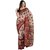 Sofi Women's Printed Red Art Silk Sari