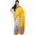 Sofi Women's Printed Yellow Synthetic Raw Silk Sari