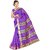 Sofi Women's Purple Synthetic Sari