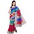 Sofi Women's Geometric print Multicolor Bhagalpuri silk Sari
