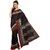 Sofi Women's Polka print Black Art Silk Sari
