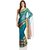 Sofi Women's Solid Green Mysore Art silk Sari