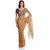 Sofi Women's Solid Beige Polycotton Sari