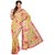 Sofi Women's Solid Beige Kotta checks Sari
