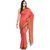 Sofi Women's Striped Red Mysore Art silk Sari