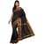 Sofi Women's Striped Black Mysore Art silk Sari