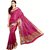 Sofi Women's Solid Purple Tussar silk Sari