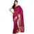 Sofi Women's Solid Purple Tussar silk Sari
