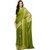 Sofi Women's Jacquard Green Crepe Sari