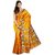 Sofi Women's Printed Yellow Art silk Sari